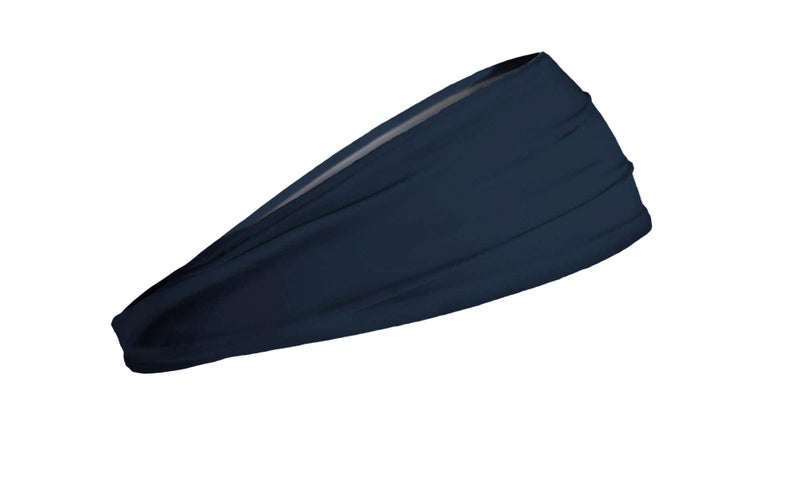 JUNK Brands Big Bang Lite Headband - Moisture-Wicking, Performance Fabric, Non-Slip, Sports Sweatband for Men & Women - One Size - Navy - Image 2